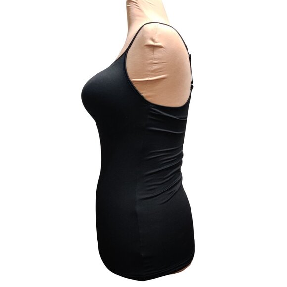 Maidenform XL Womens Top Black Shaping Camisole W83070 Adjustable Stretch Smooth - Picture 6 of 12